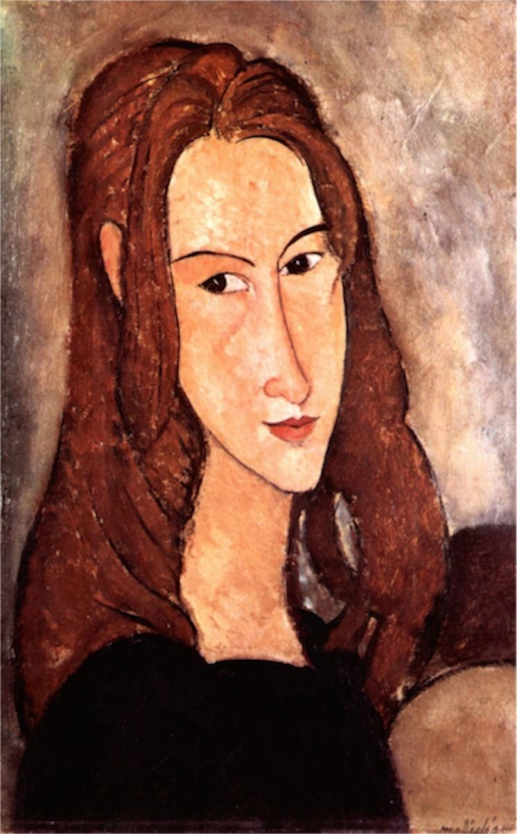 Jeanne Hébuterne Modigliani Portrait of Jeanne Hebuterne profile Modigliani Canvas