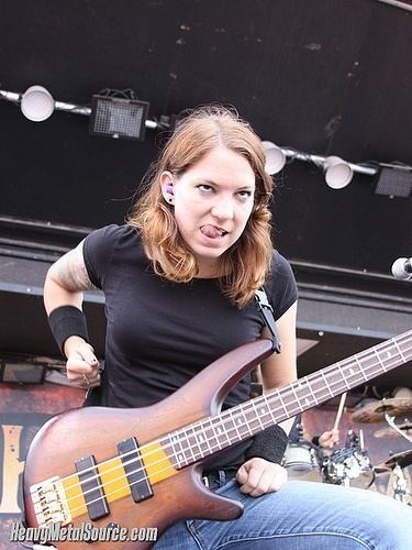 Jeanne Sagan Jeanne Sagon All That Remains Female bass players