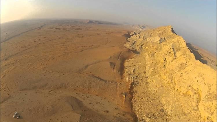 Aerial view of Jebel Faya
