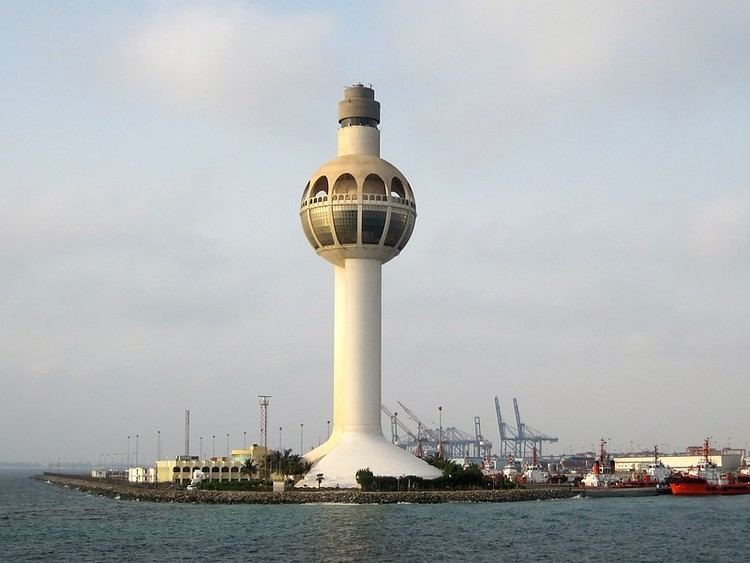 Jeddah Light Saudi Arabia Jeddah lighthouse and Port Control tower World of
