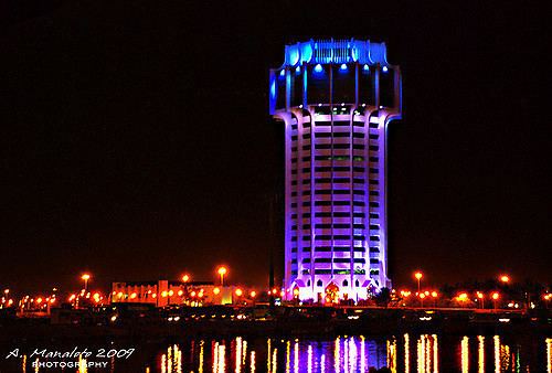 Jeddah Seaport Blue Tower at Seaport Jeddah Copyright2009 MekeniAbe A Flickr