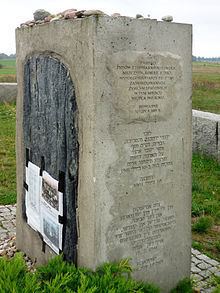 A monument in Polish Jewish memorial