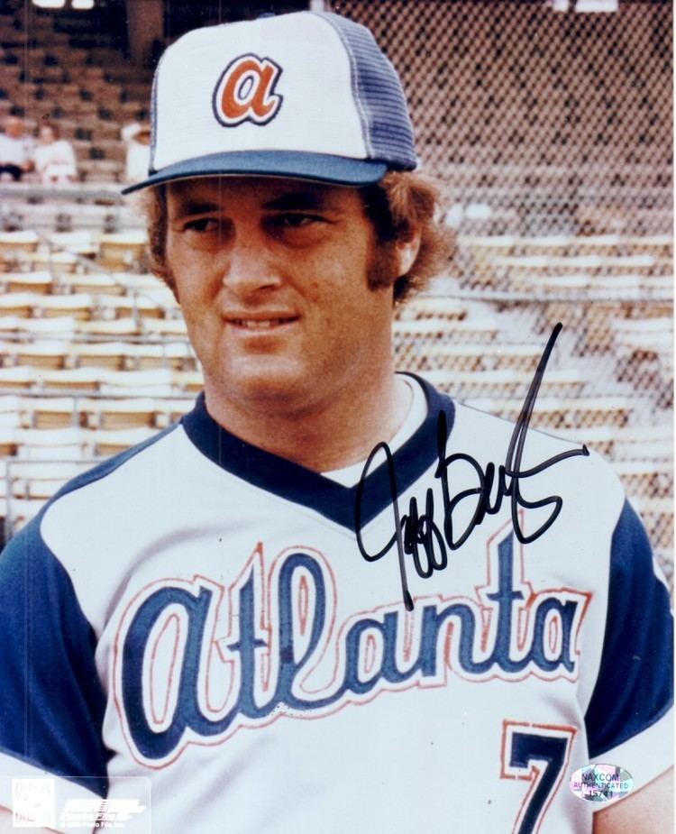 Jeff Burroughs Jeff Burroughs autographed Atlanta Braves 8x10 photo Retired
