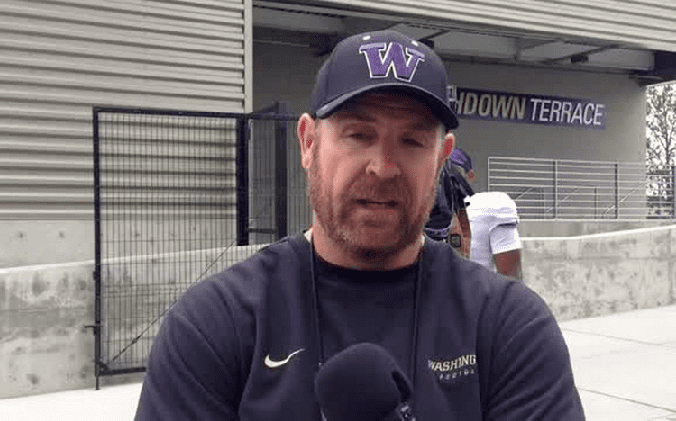 Jeff Choate VIDEO UW defensive linespecial teams coach Jeff Choate after Sept