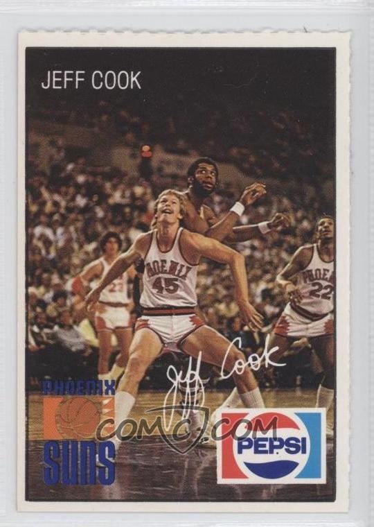 Jeff Cook (basketball) 198081 PepsiCola Phoenix Suns NA Jeff Cook COMC Card