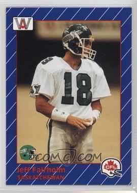 Jeff Fairholm 1991 All World CFL French Base 76 Jeff Fairholm COMC Card