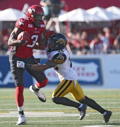 Jeff Fuller (wide receiver) Calgary Stampeders WR Jeff Fuller put on a show against