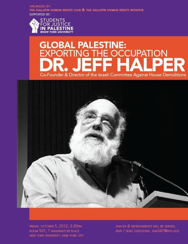 Jeff Halper EVENT Global Palestine Exporting the Occupation Dr