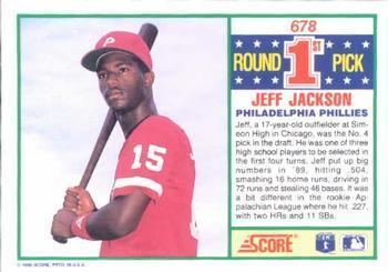 Jeff Jackson (baseball) Jeff Jackson Gallery The Trading Card Database