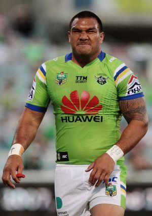 Jeff Lima Canberra Raider Jeff Lima could be sidelined for two months with