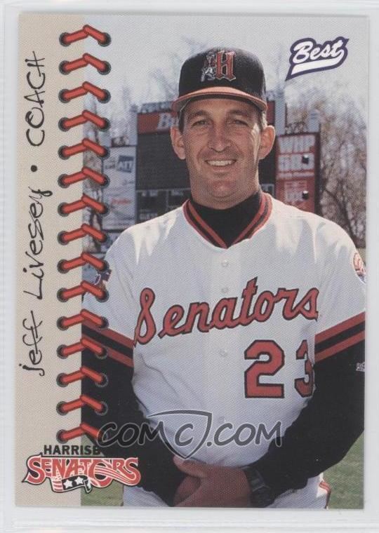 Jeff Livesey 1997 Best Harrisburg Senators Base 26 Jeff Livesey COMC