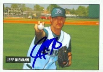 Jeff Niemann Jeff Niemann Memorabilia Autographed Signed
