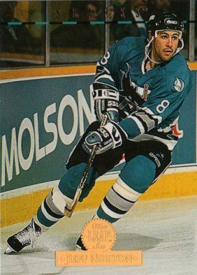 Jeff Norton SAN JOSE SHARKS Jeff Norton 98 The Leaf Set 1994 Donruss NHL Ice