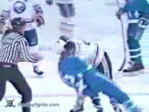 Jeff Parker (ice hockey) Darin Kimble vs Jeff Parker Jan 31 1990 YouTube