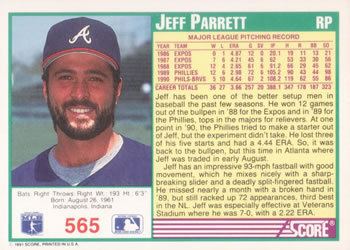 Jeff Parrett Collection Gallery completesetchris Jeff Parrett The Trading