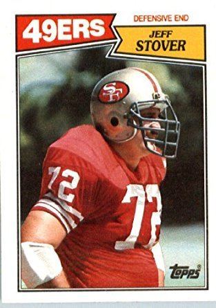 Jeff Stover Amazoncom 1987 Topps Football Card 119 Jeff Stover TopLoad Holder