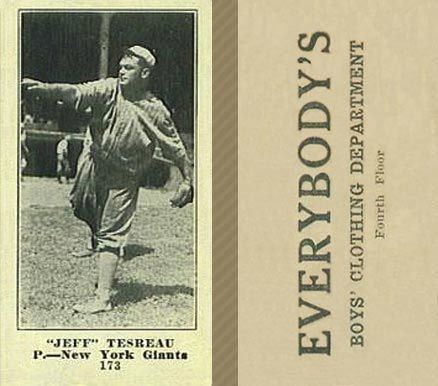 Jeff Tesreau 1916 Everybody Jeff Tesreau 173 Baseball Card Value Price