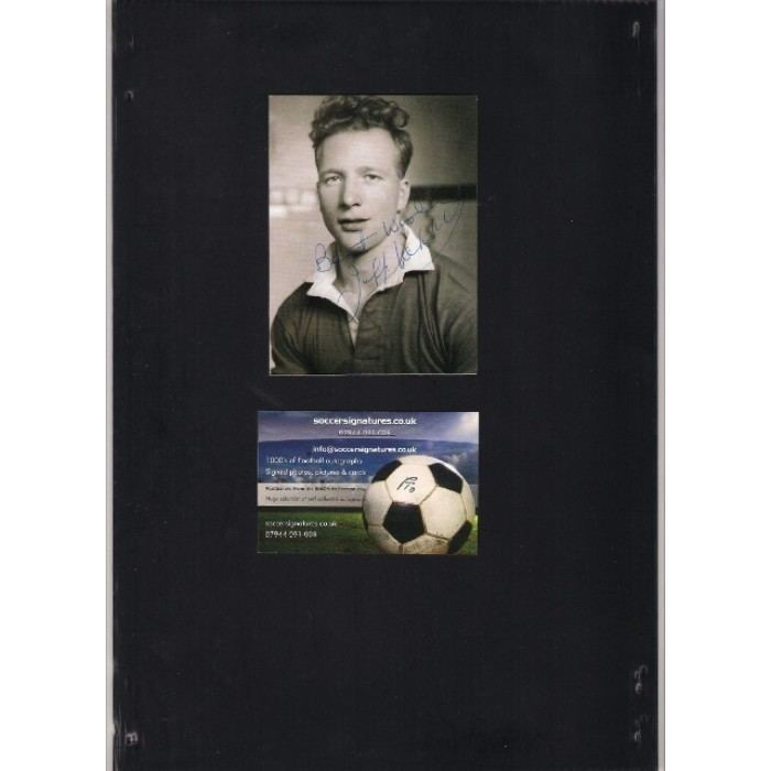 Jeff Whitefoot (footballer) Signed picture of Jeff Whitefoot the Manchester United footballer