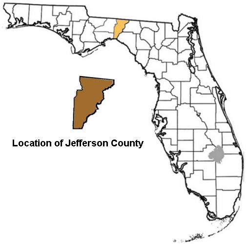 Jefferson County, Florida paleontological sites