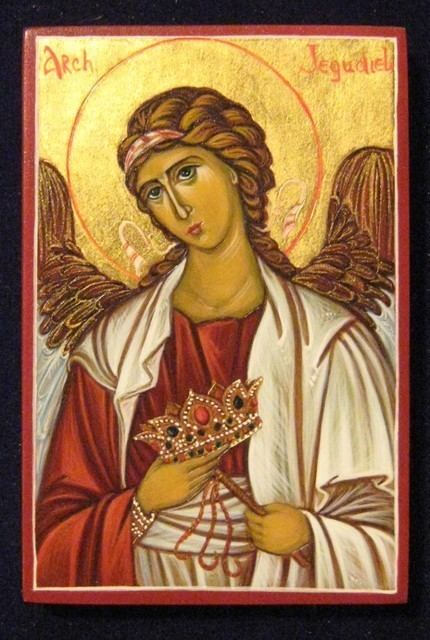 Jegudiel Archangel Jegudiel 120 Sacred Icons by Marchela Dimitrova