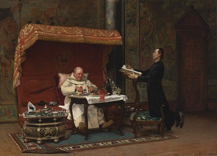 Jehan Georges Vibert FileThe canons dinner by Jehan Georges Vibertjpg Wikimedia Commons