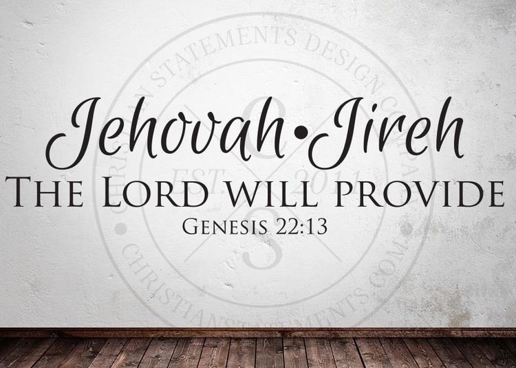 Jehovah-jireh wwwchristianstatementscomprodimagesSCR248G01jpg