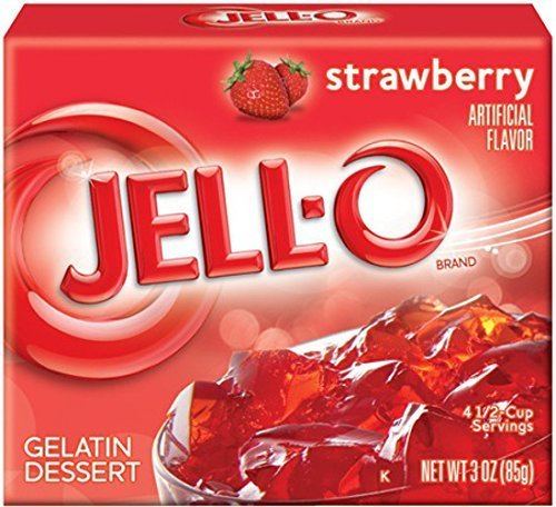 Jell-O JellO Strawberry Gelatin Dessert 85g Amazonin Grocery amp Gourmet