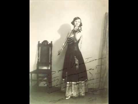 Jelly d'Arányi Jelly d39Arnyi Mozart Violin Concerto in G K216 YouTube