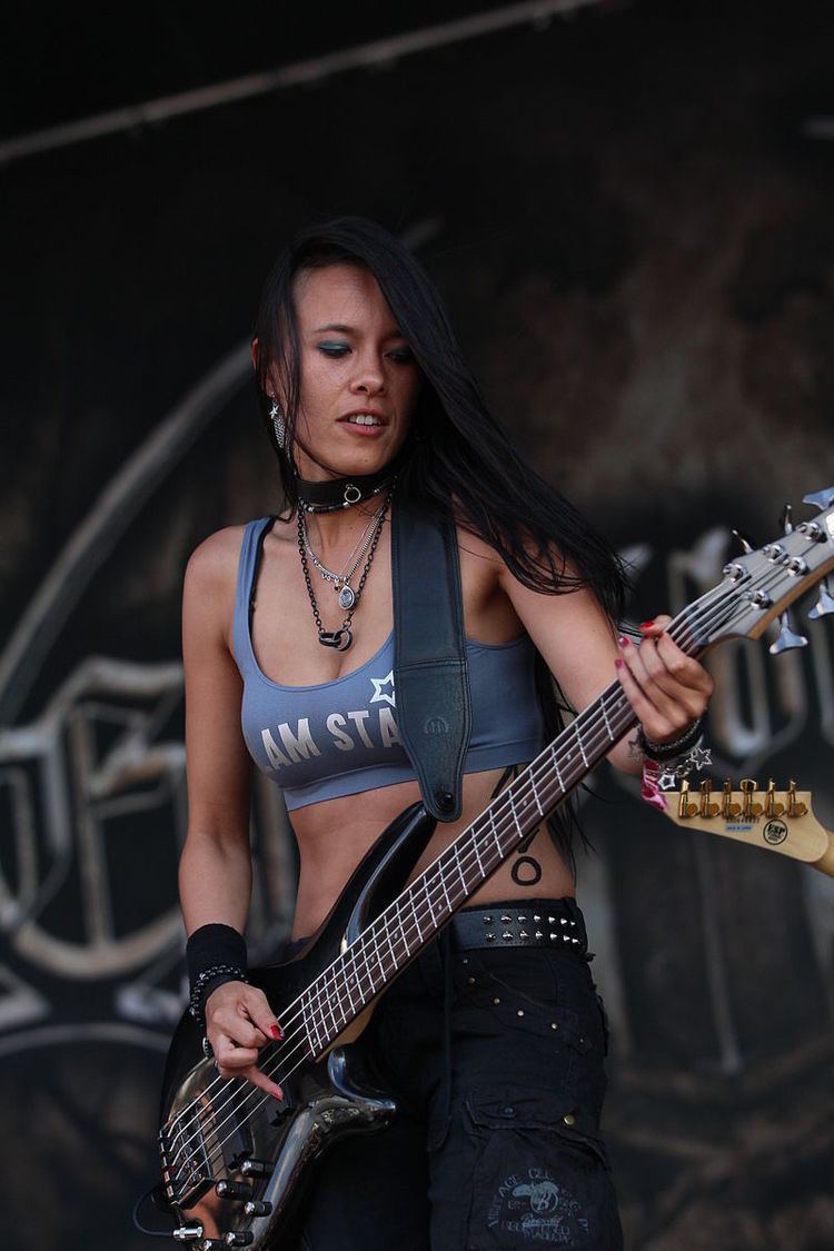 Majura performing as part of Equilibrium in July 2014