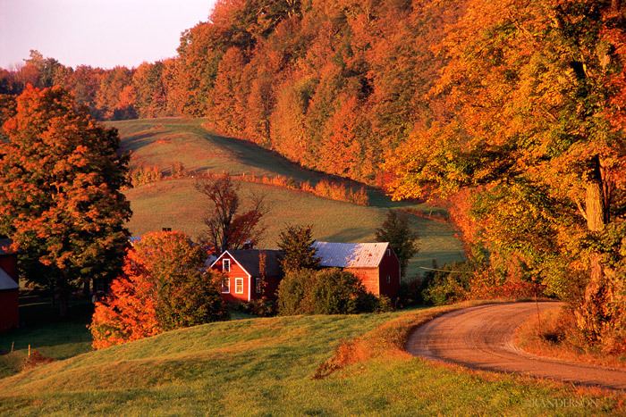 Jenne Farm Sunrise Jenne Farm Vermont Robert Anderson Photography