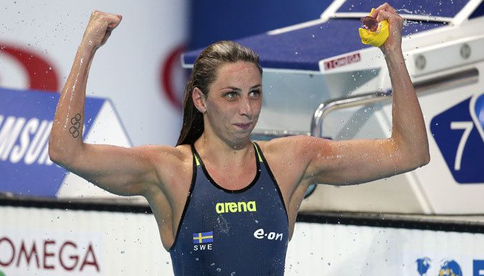 Jennie Johansson Jennie Johansson wins womens 50m breaststroke world gold