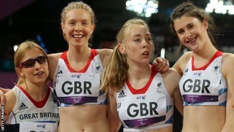 Jenny McLoughlin Paralympics 2012 Olivia Breen and Jenny McLoughlin win bronze BBC