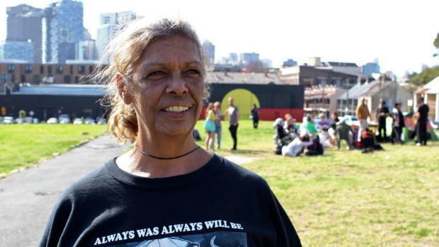 Jenny Munro Arrest ramps tension at Redfern Aboriginal tent embassy