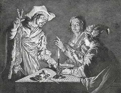 Jeremias Falck Esau verkauft sein Erstgeburtsrecht an Jakob by Jeremias Falck on artnet
