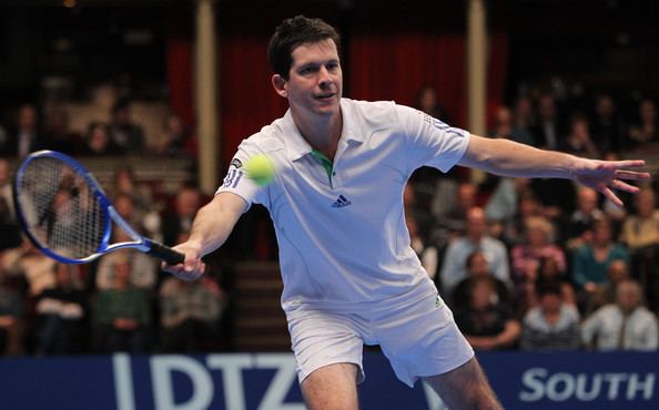 Jeremy Bates (tennis) Tim Henman Pictures AEGON Masters Tennis Day Three