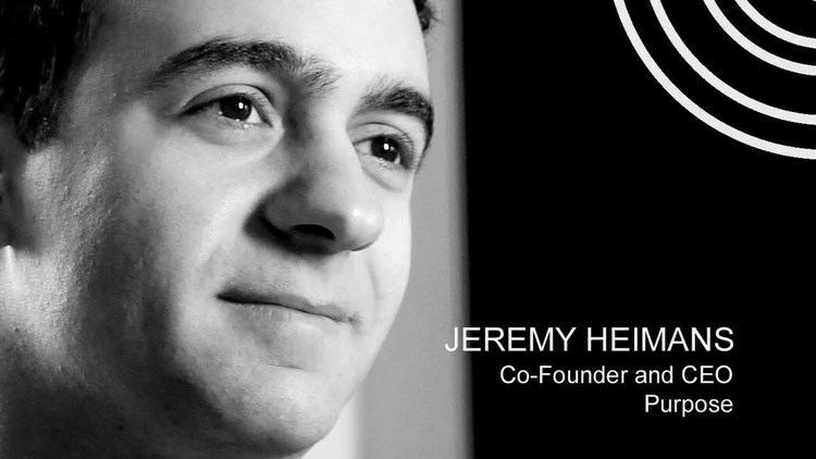 Jeremy Heimans Jeremy Heimans 2012 Advance Global Social Innovation Award