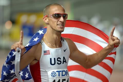 Jeremy Wariner US gold medalist Jeremy Wariner su Jeremy Wariner