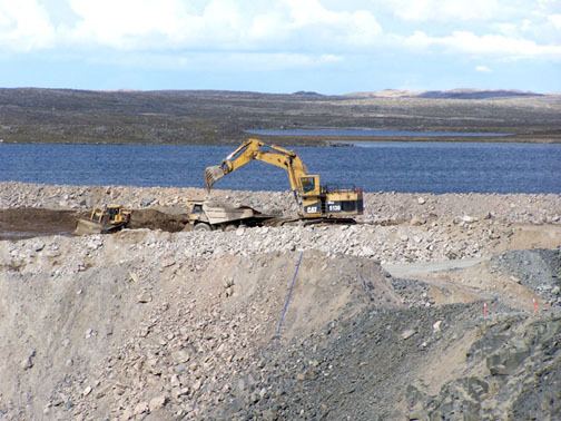 Jericho Diamond Mine NunatsiaqOnline 20100719 NEWS A flicker of hope for Nunavut39s