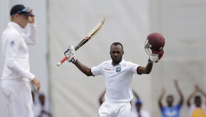 Jermaine Blackwood Jermaine Blackwood rides the blows to make first Test ton