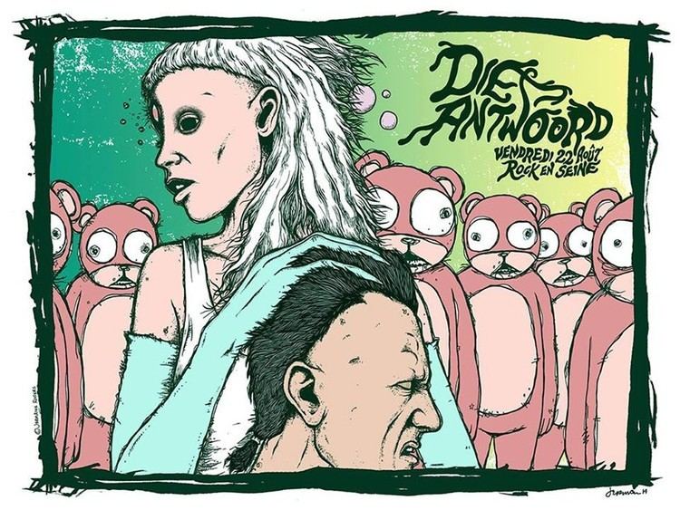 Jermaine Rogers Jermaine Rogers to offer preRiot Fest Die Antwoord print