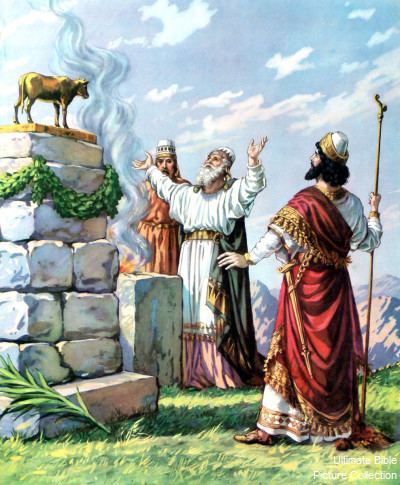 Jeroboam 1 Kings 12 Bible Pictures Jeroboam leads Israel into sin