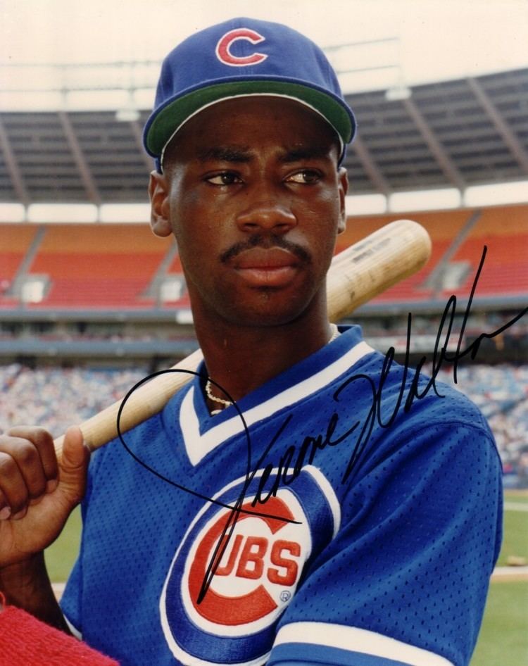 Jerome Walton Jerome Walton autographed 8x10 Chicago Cubs photo