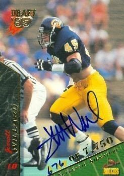 Jerrott Willard Jerrott Willard autographed Football Card California 1995