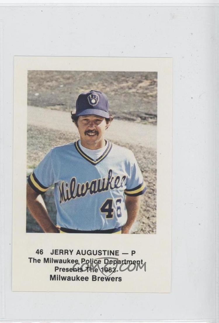 Jerry Augustine 1983 Milwaukee Brewers Milwaukee Police NA Jerry