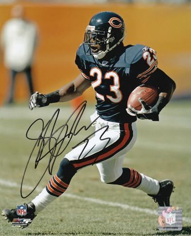Jerry Azumah Jerry Azumah Signed Chicago Bears Action Picture