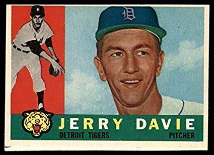 Jerry Davie Amazoncom Baseball MLB 1960 Topps 301 Jerry Davie EX Excellent