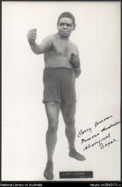 Jerry Jerome (boxer) Kent Milton C Portrait of Jerry Jerome famous Australian boxer