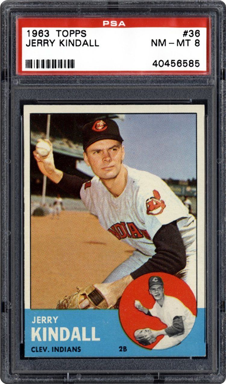 Jerry Kindall 1963 Topps Jerry Kindall PSA CardFacts