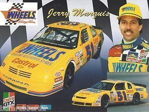 Jerry Marquis 1995 JERRY MARQUIS WHEELS 5531 NASCAR BUSCH NORTH SERIES POSTCARD