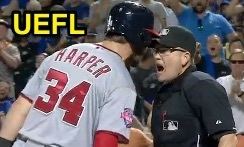 Jerry Meals MLB Ejection 140 Jerry Meals 2 Bryce Harper Close Call Sports